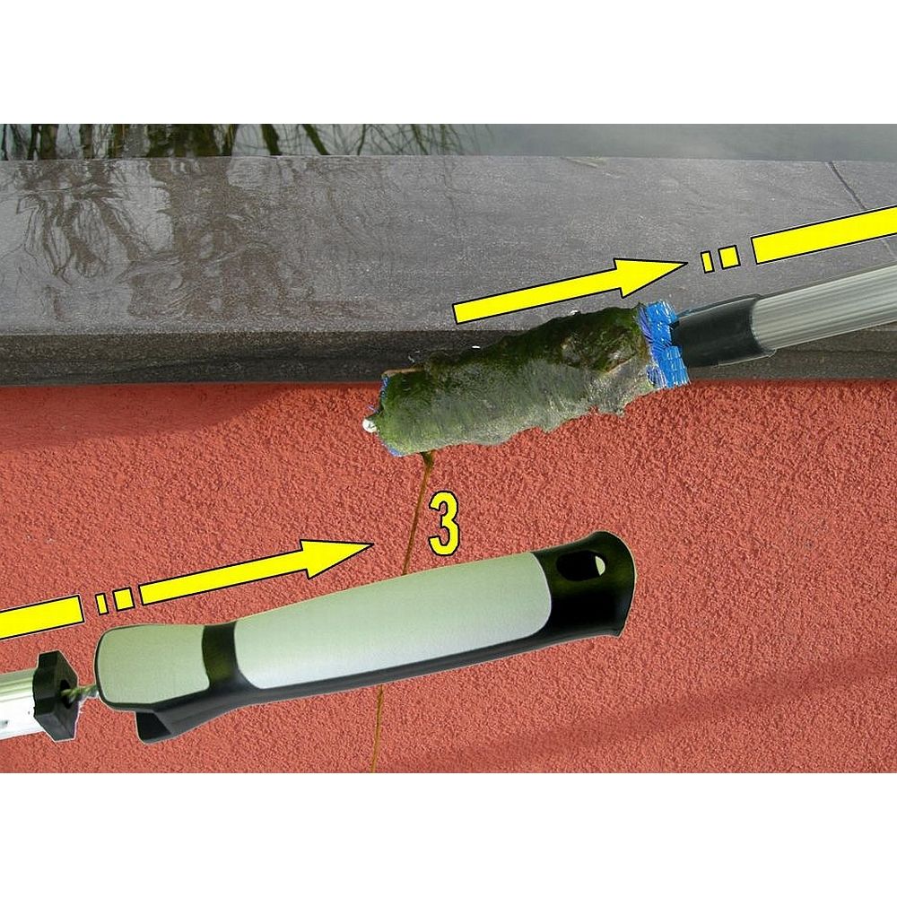Fadenalgenbürste mit Stiel 1,75m